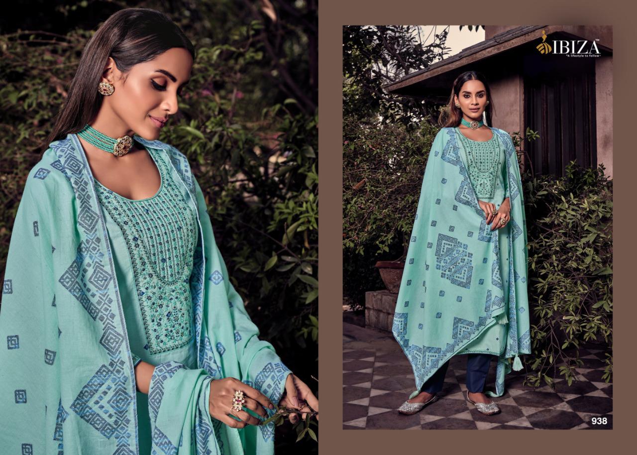 Ibiza Charmer Fancy Wear Lawn Cotton Dress Material Catalog