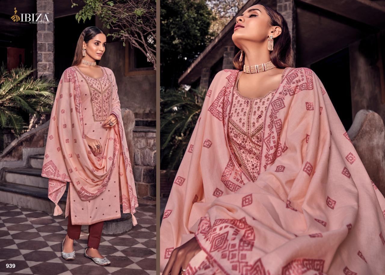 Ibiza Charmer Fancy Wear Lawn Cotton Dress Material Catalog