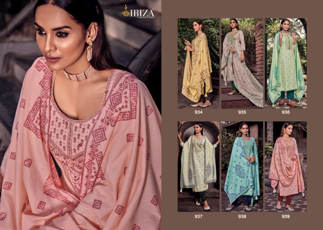 Ibiza Charmer Fancy Wear Lawn Cotton Dress Material Catalog