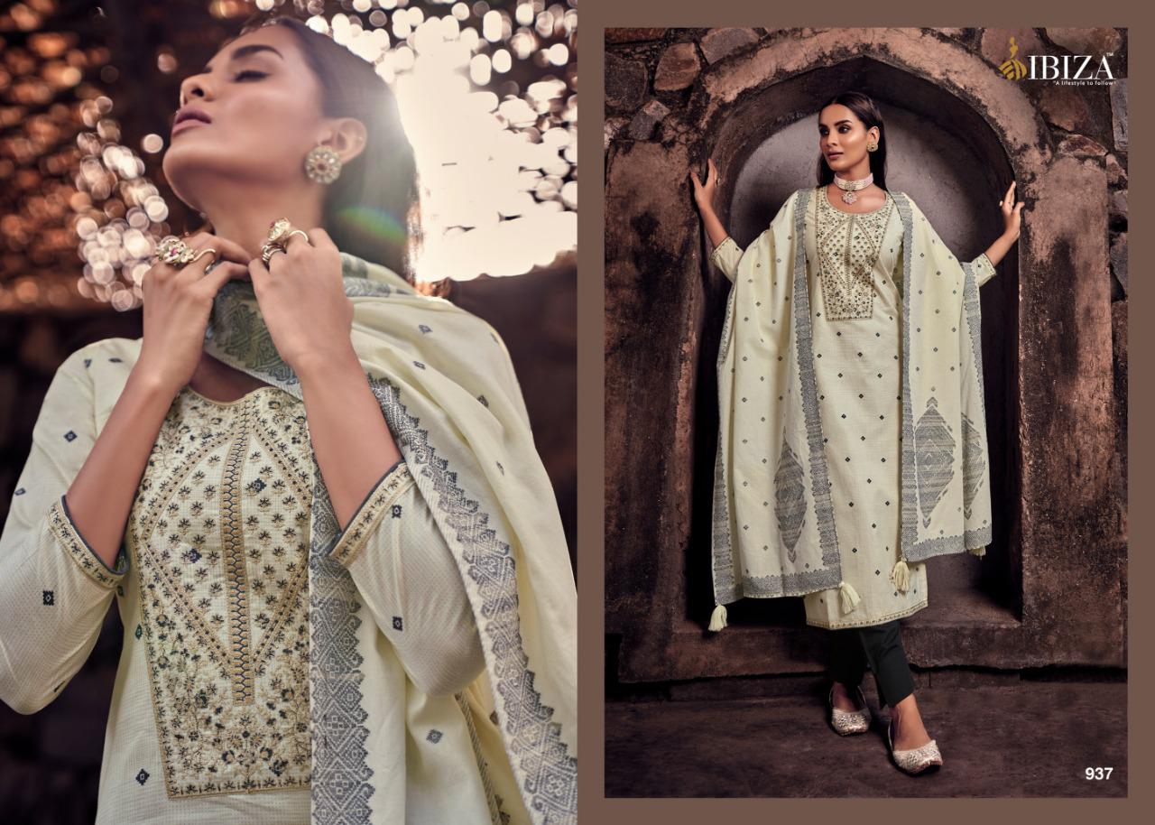 Ibiza Charmer Fancy Wear Lawn Cotton Dress Material Catalog