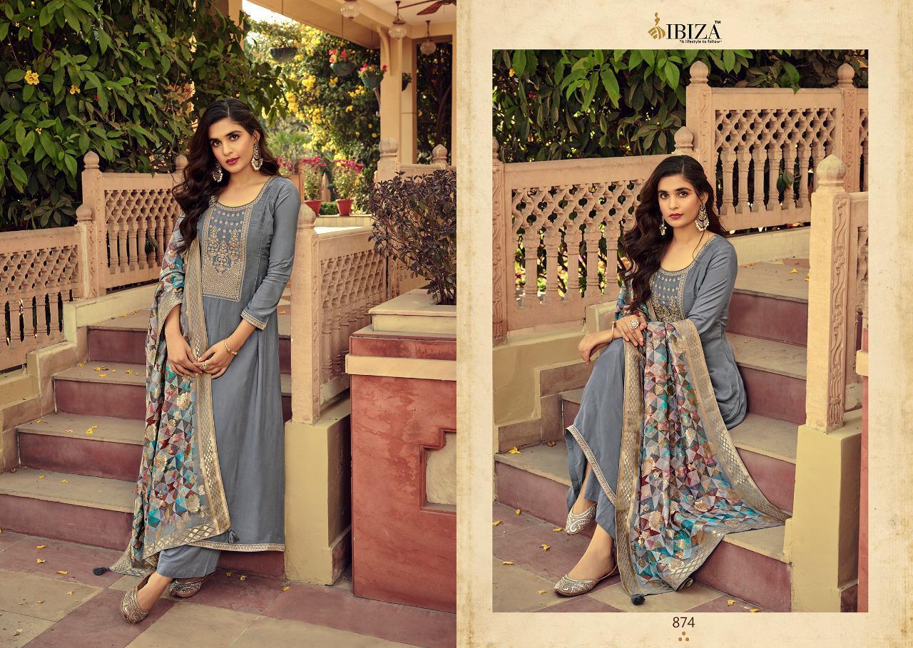 Ibiza Palak Muslin Salwar Suit Buy Ladies Suits Manufacturers