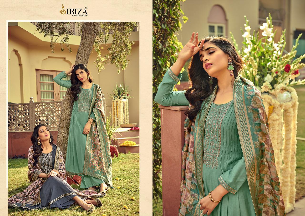Ibiza Palak Muslin Salwar Suit Buy Ladies Suits Manufacturers