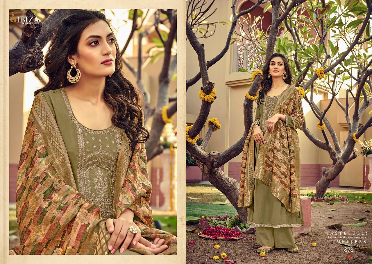 Ibiza Palak Muslin Salwar Suit Buy Ladies Suits Manufacturers