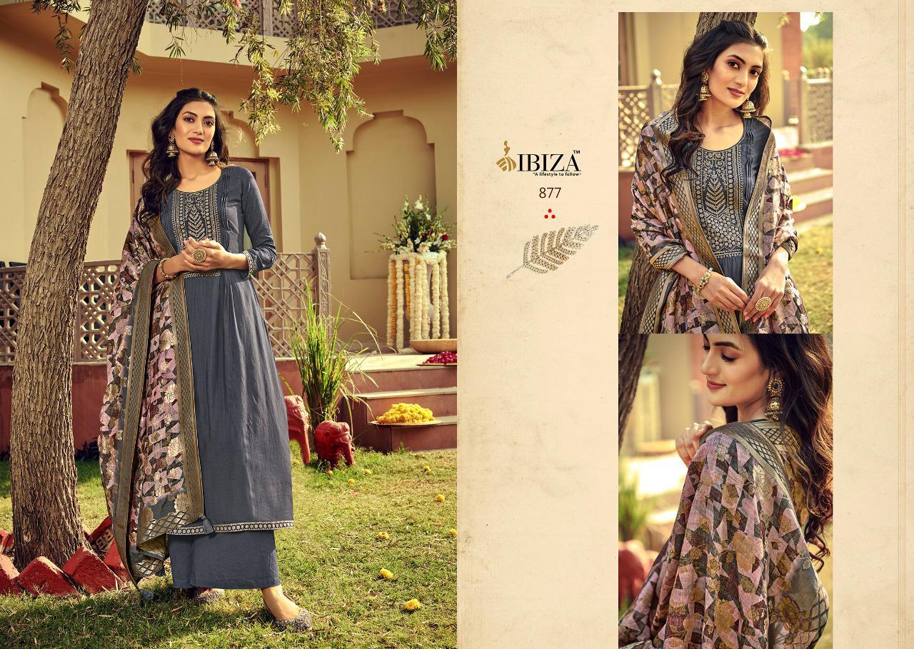 Ibiza Palak Muslin Salwar Suit Buy Ladies Suits Manufacturers