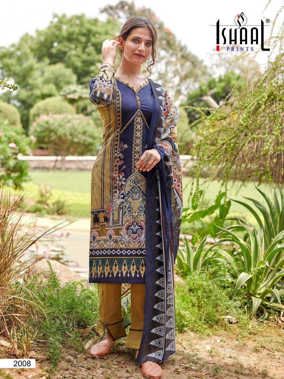 Ishaal Gulmohar Combo Vol  2 Karachi Dress Material Catalog