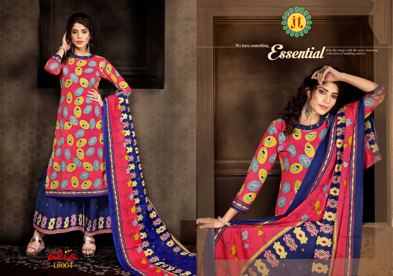 Jt Alia Vol 16 Regular Wear Bandhani Printed Cotton  Catlaog