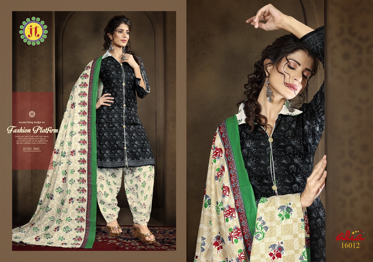 Jt Alia Vol 16 Regular Wear Bandhani Printed Cotton  Catlaog