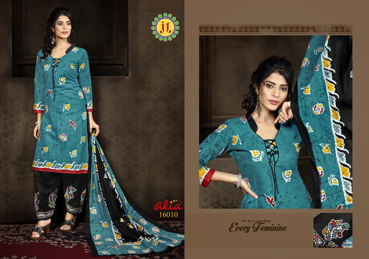 Jt Alia Vol 16 Regular Wear Bandhani Printed Cotton  Catlaog