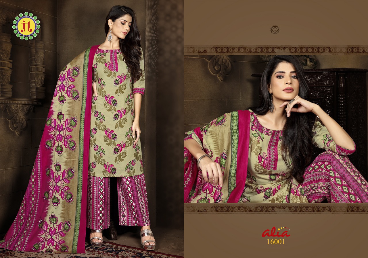 Jt Alia Vol 16 Regular Wear Bandhani Printed Cotton  Catlaog