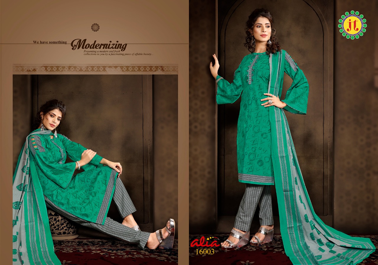 Jt Alia Vol 16 Regular Wear Bandhani Printed Cotton  Catlaog