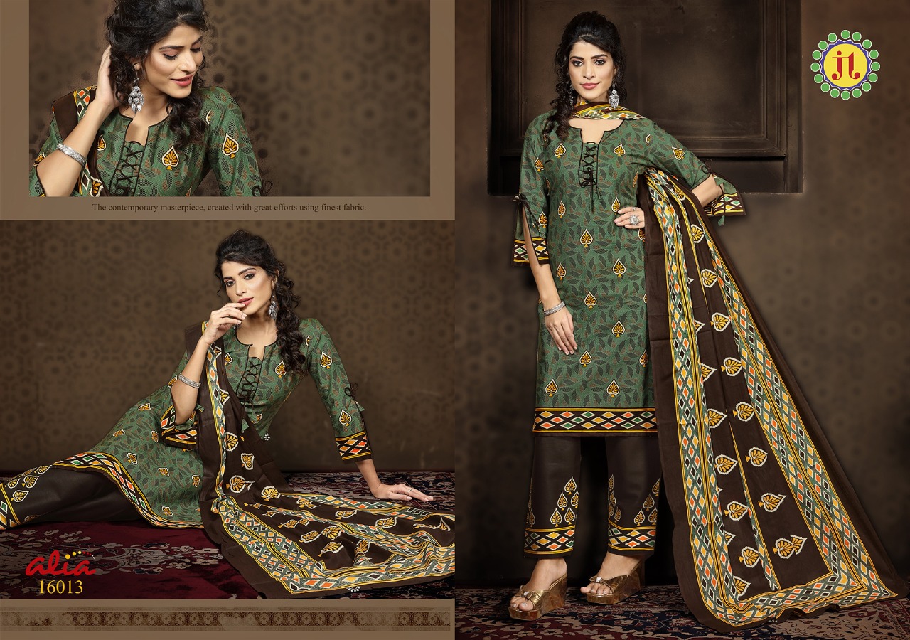 Jt Alia Vol 16 Regular Wear Bandhani Printed Cotton  Catlaog