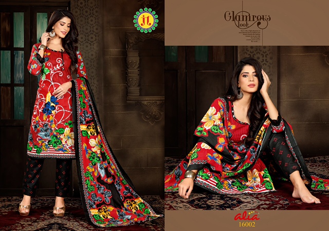 Jt Alia Vol 16 Regular Wear Bandhani Printed Cotton  Catlaog