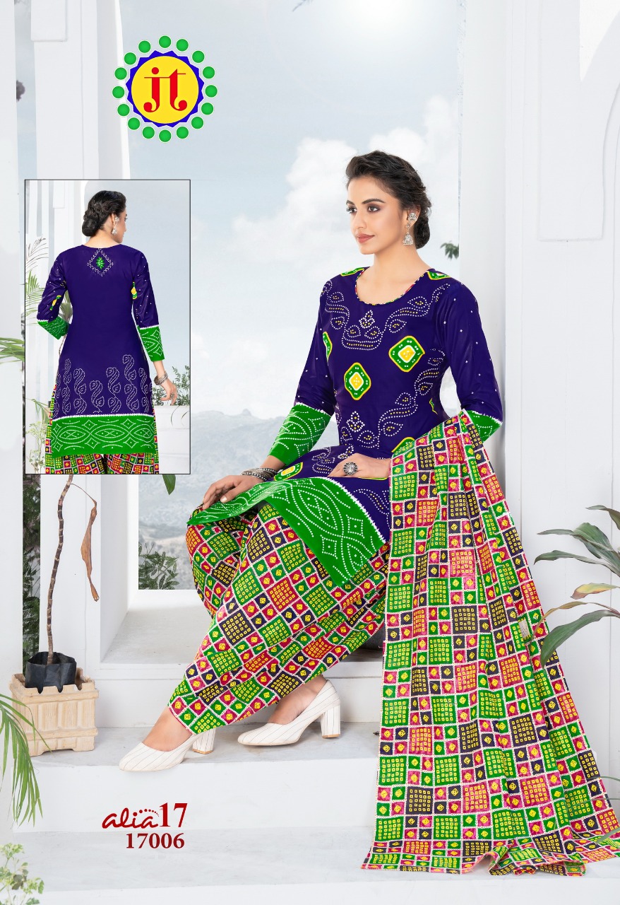Jt Alia  Vol 17 Regular Wear Bandhani Printed Cotton  Catalog