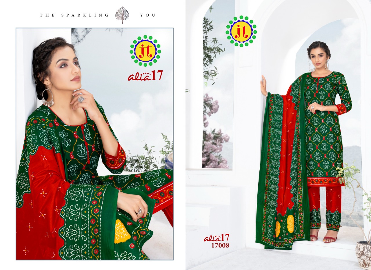 Jt Alia  Vol 17 Regular Wear Bandhani Printed Cotton  Catalog