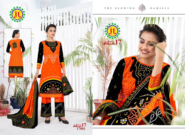 Jt Alia  Vol 17 Regular Wear Bandhani Printed Cotton  Catalog