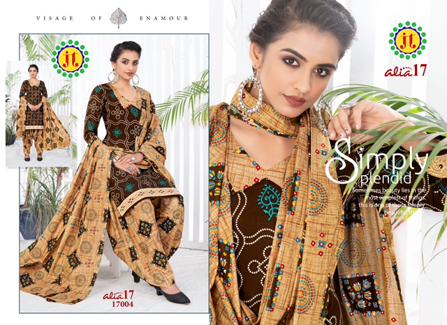 Jt Alia  Vol 17 Regular Wear Bandhani Printed Cotton  Catalog