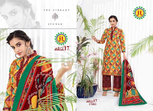 Jt Alia  Vol 17 Regular Wear Bandhani Printed Cotton  Catalog