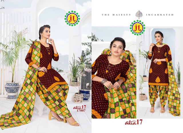 Jt Alia  Vol 17 Regular Wear Bandhani Printed Cotton  Catalog