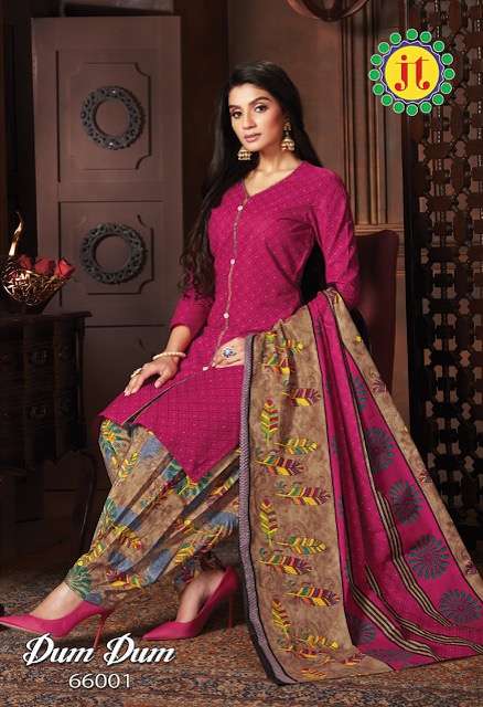 Jt Dum-dum Vol-66 Cotton Dress Material Catalog