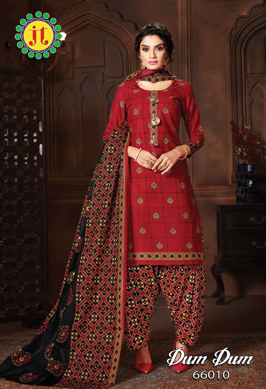 Jt Dum-dum Vol-66 Cotton Dress Material Catalog