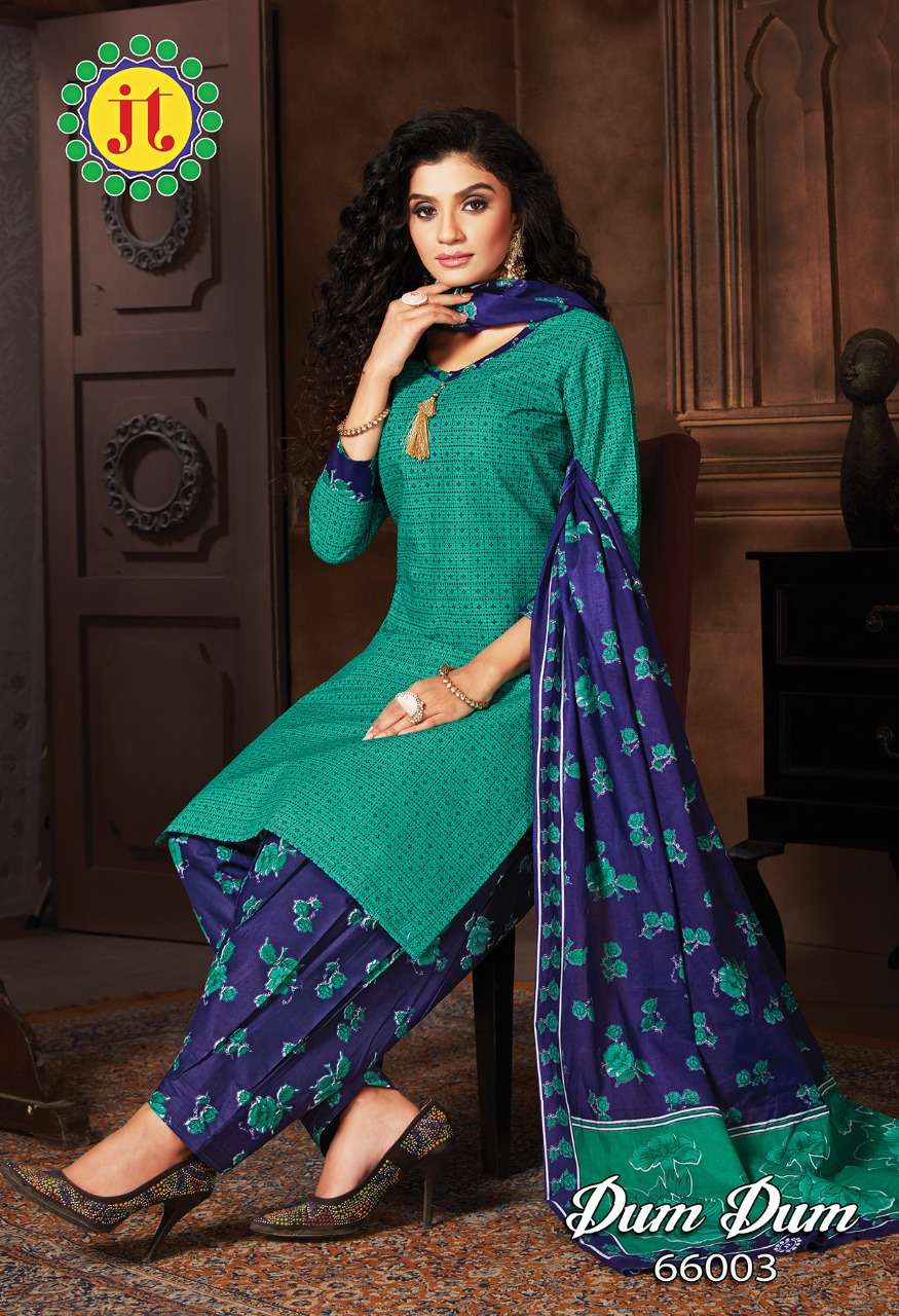Jt Dum-dum Vol-66 Cotton Dress Material Catalog