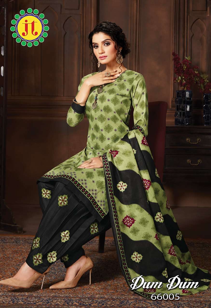 Jt Dum-dum Vol-66 Cotton Dress Material Catalog