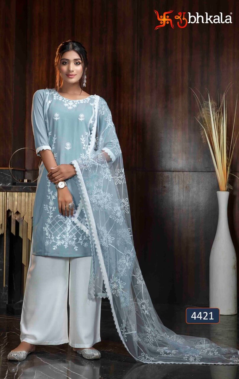 Kf Flory Vol 11 Georgette Designer Salwar Suits Catalog