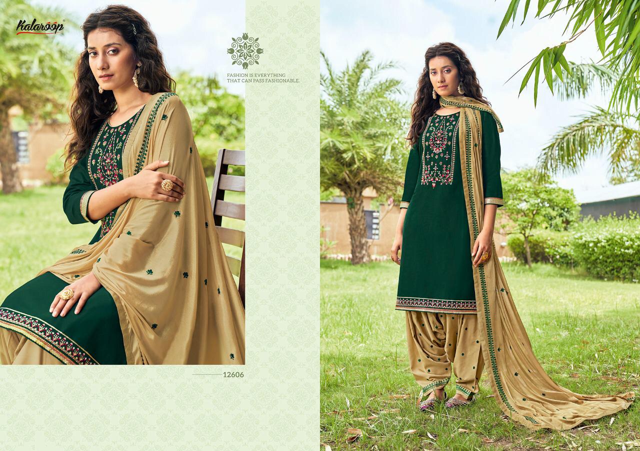 Kalaroop Fashion Patiyala Vol  31 Designer Silk Ethnic Wear Ready-made Salwar Suits Catalog