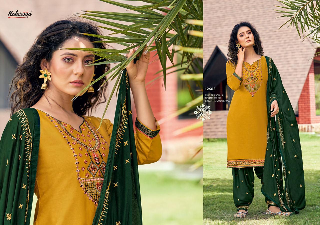 Kalaroop Fashion Patiyala Vol  31 Designer Silk Ethnic Wear Ready-made Salwar Suits Catalog