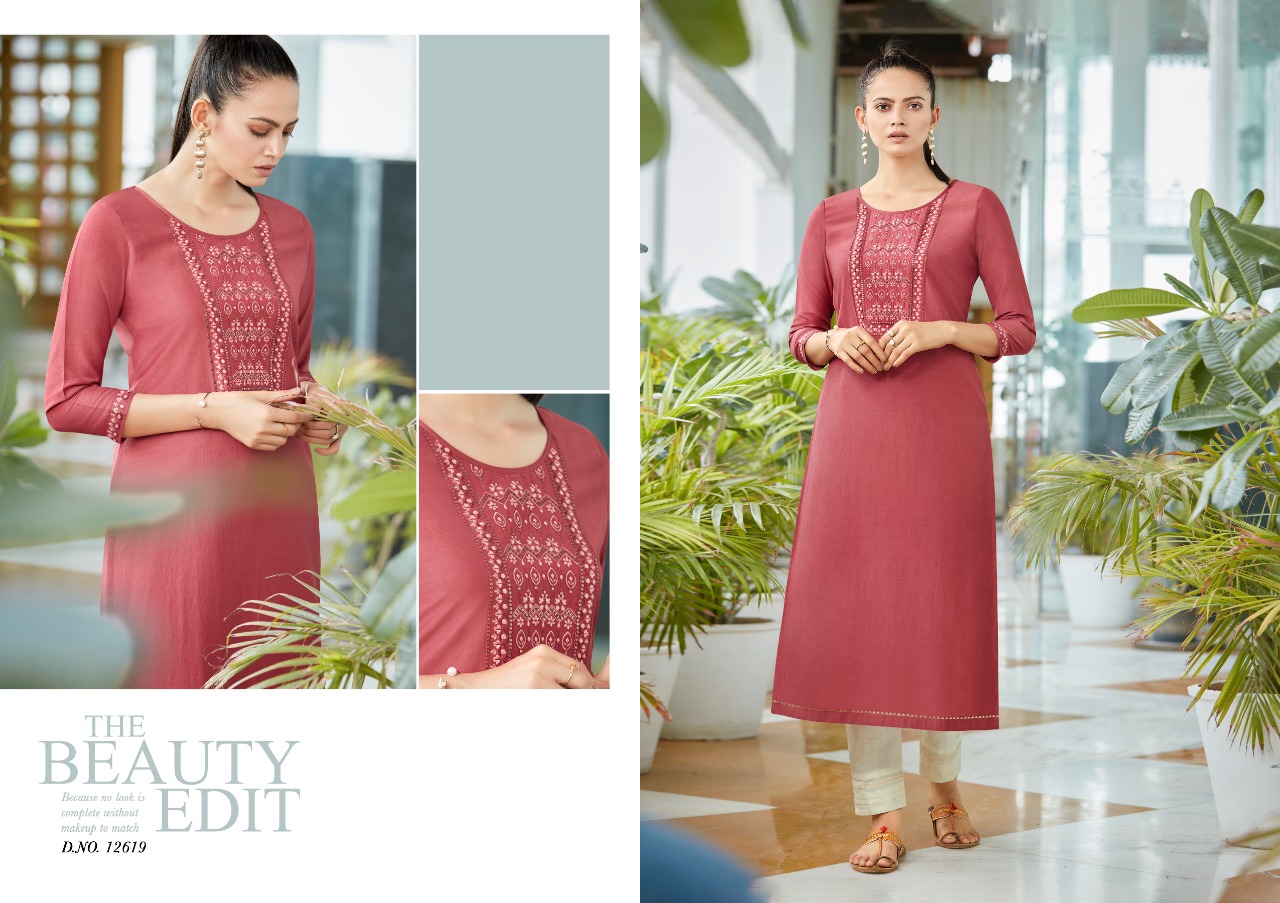 Kalaroop Kites  Vol 2 Ethnic Wear Embroidery Work Kurti  Catalog