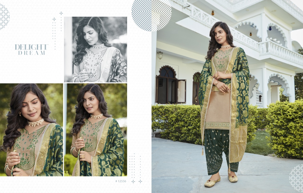 Kalaroop Suvarna By Patiyala Vol  5 Designer Festive Wear Silk Salwar Catalog