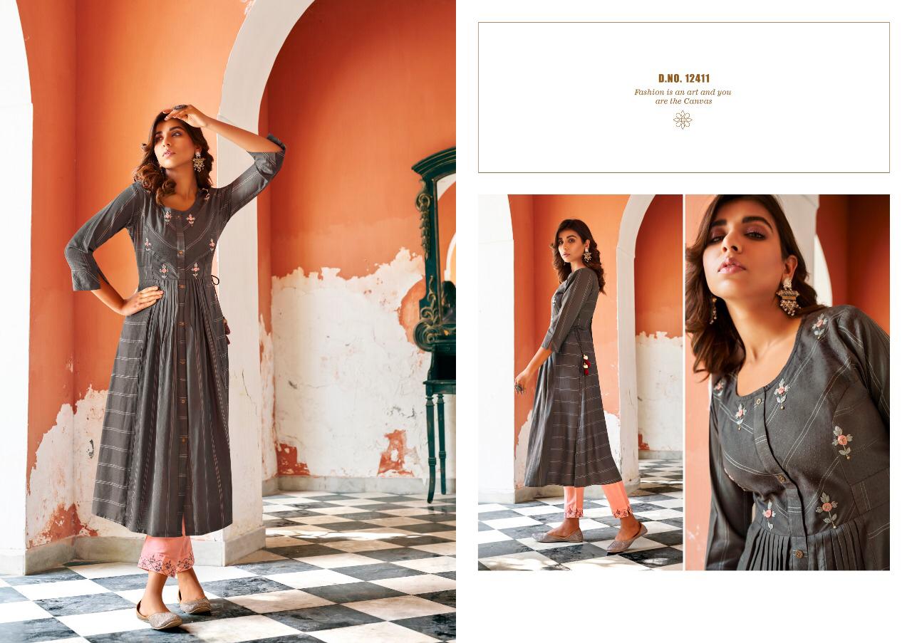 Kalaroop Tissot Designer Kurti With Bottom  Catalog