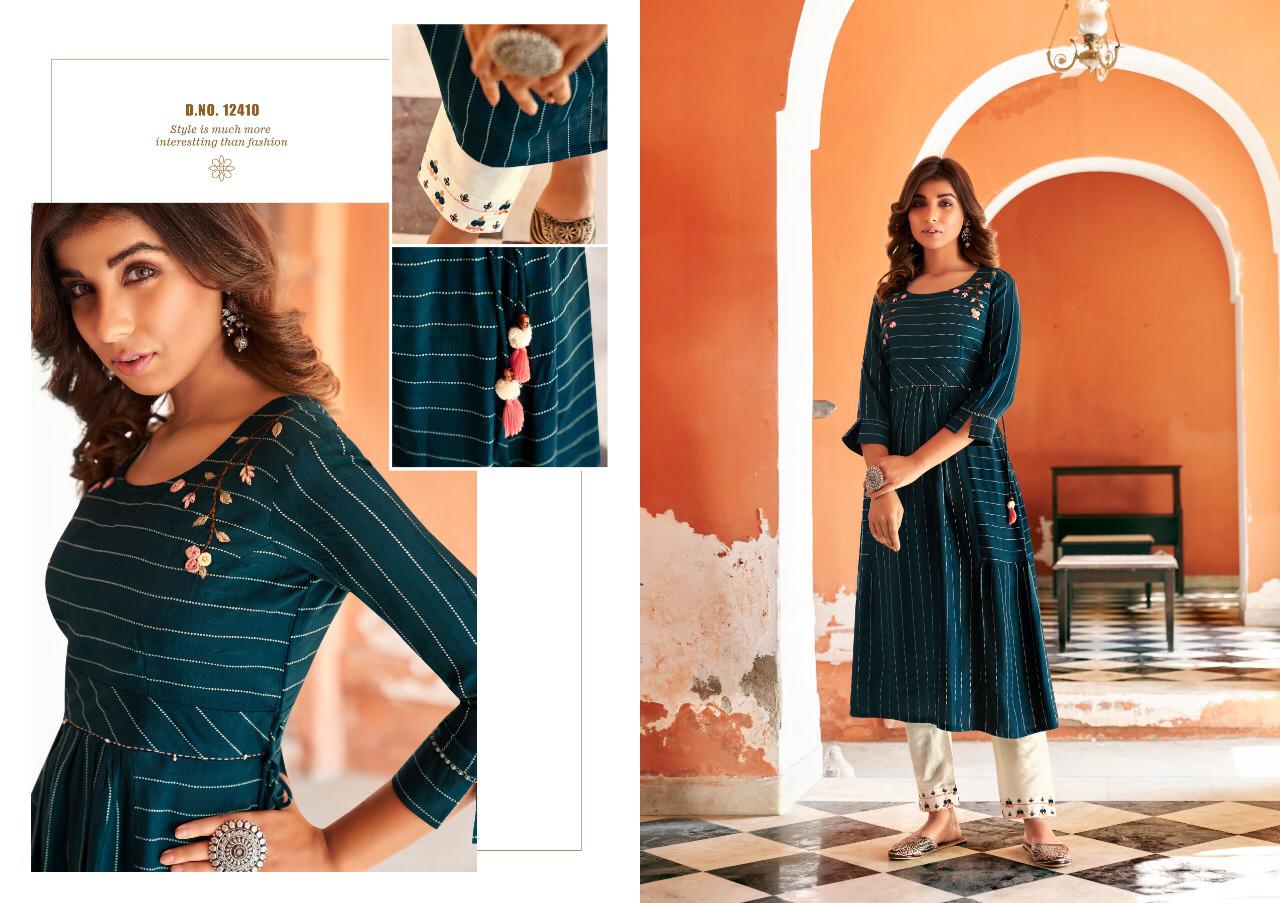 Kalaroop Tissot Designer Kurti With Bottom  Catalog