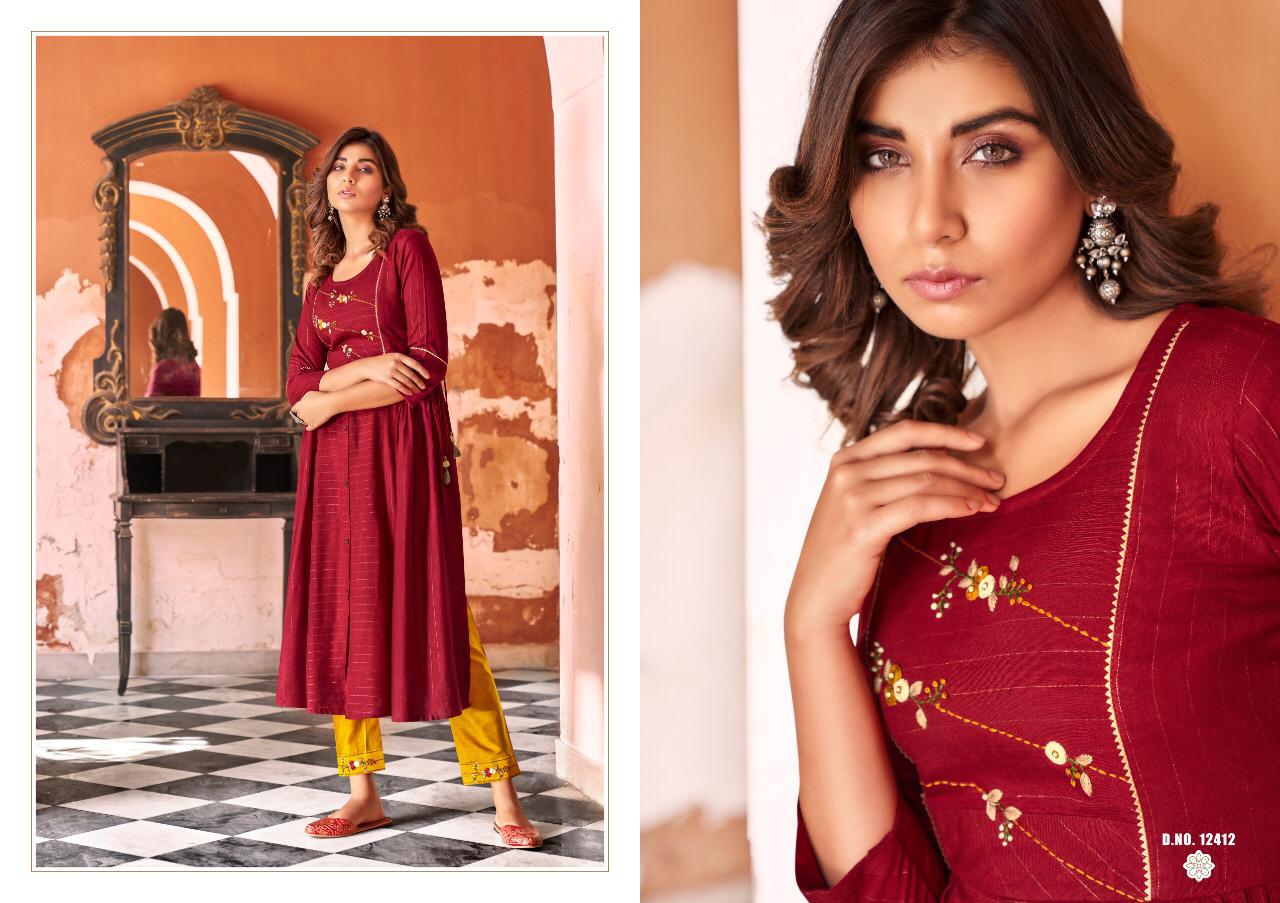 Kalaroop Tissot Designer Kurti With Bottom  Catalog