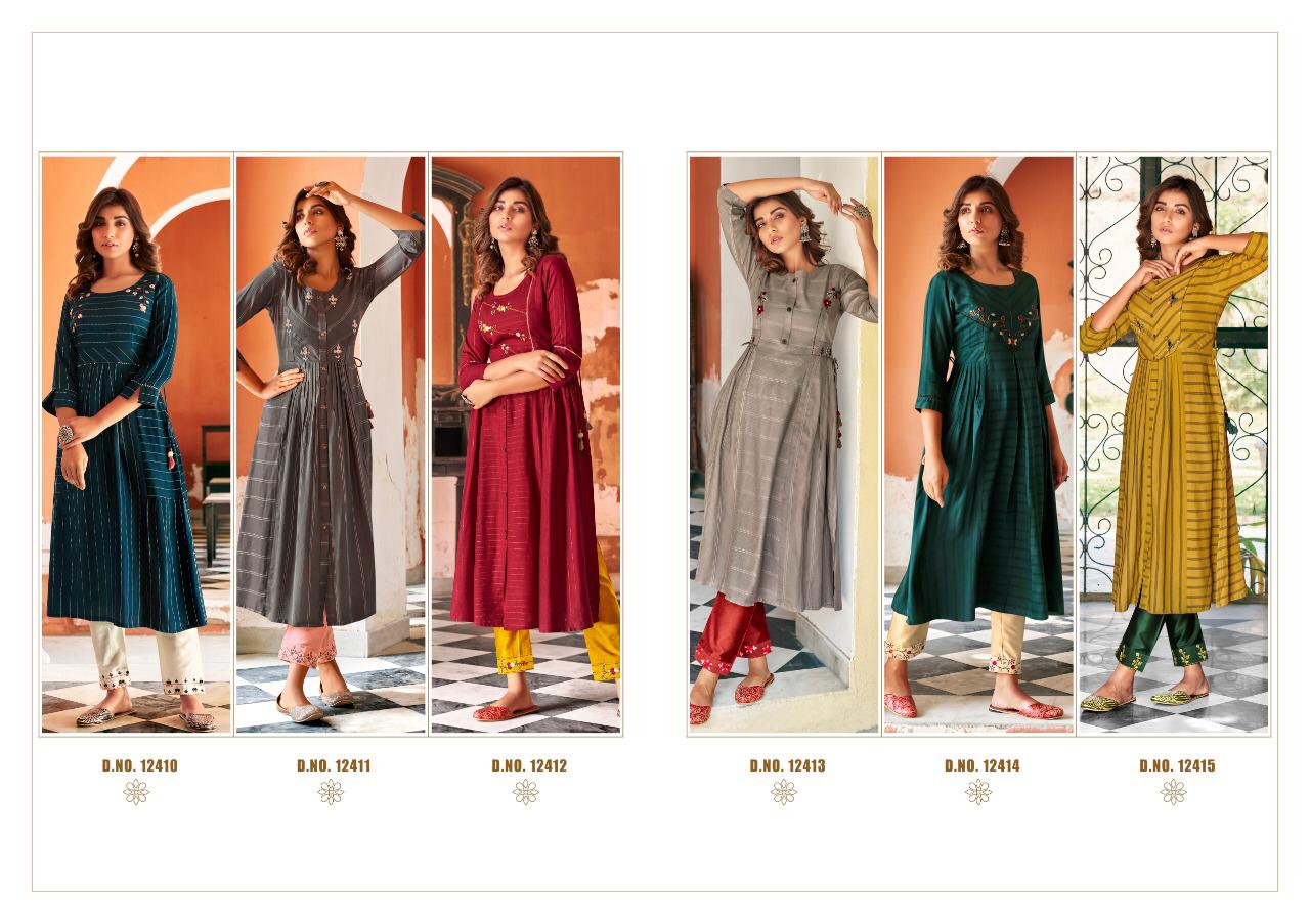 Kalaroop Tissot Designer Kurti With Bottom  Catalog