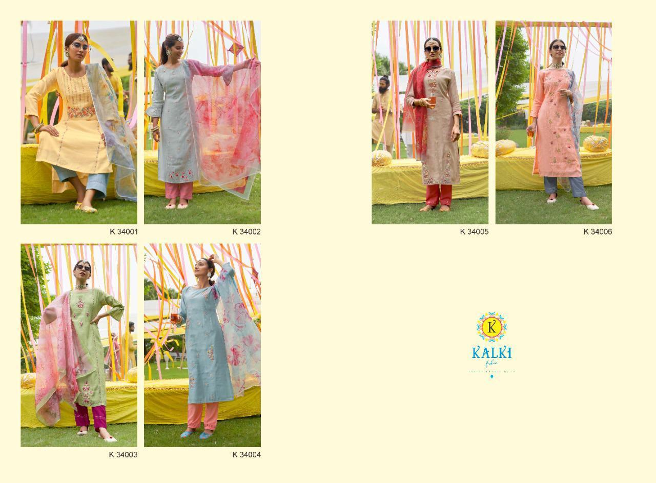 Kalki Festival Designer Festive Wear Silk Readymade Salwar Catalog