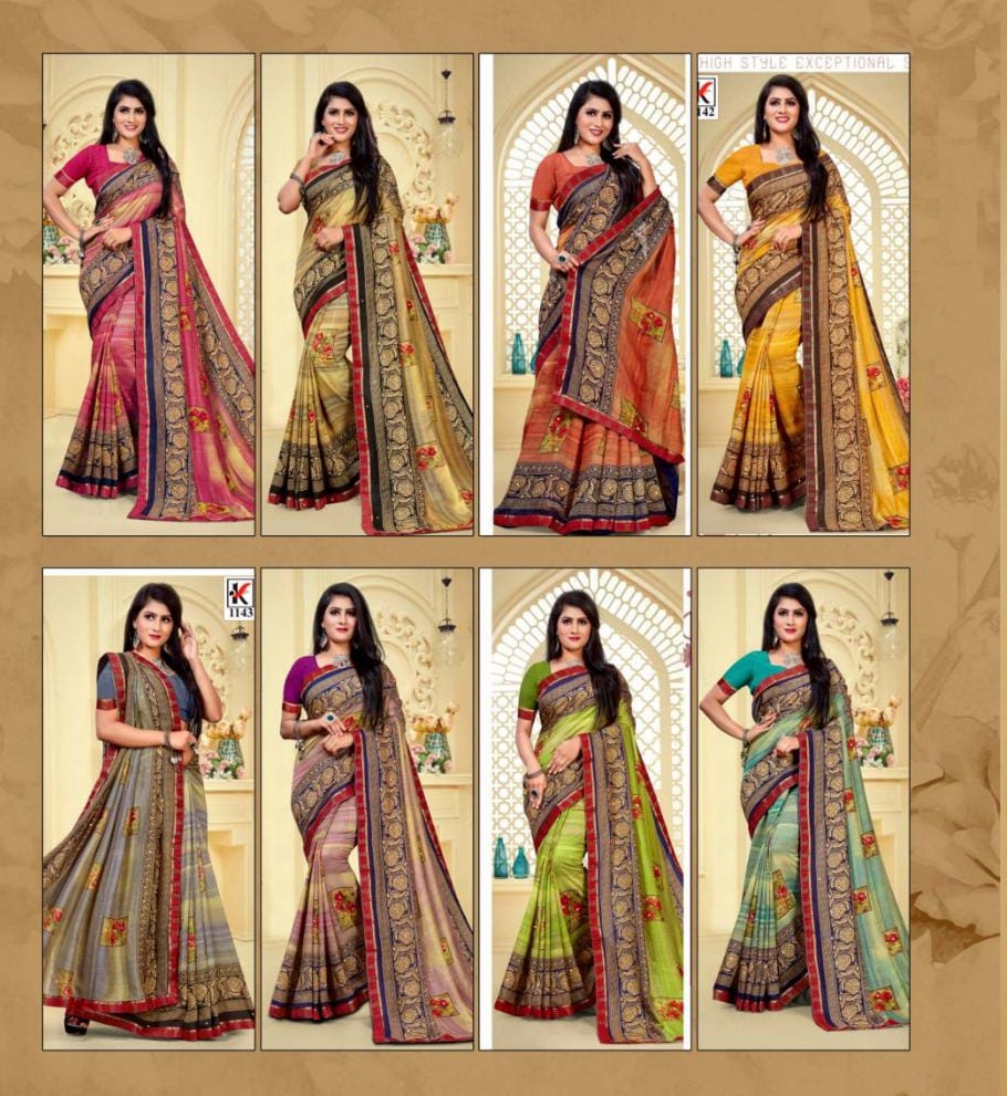 Kodas Anokhi  Vol 2 Designer Silk Printed Saree Catalog
