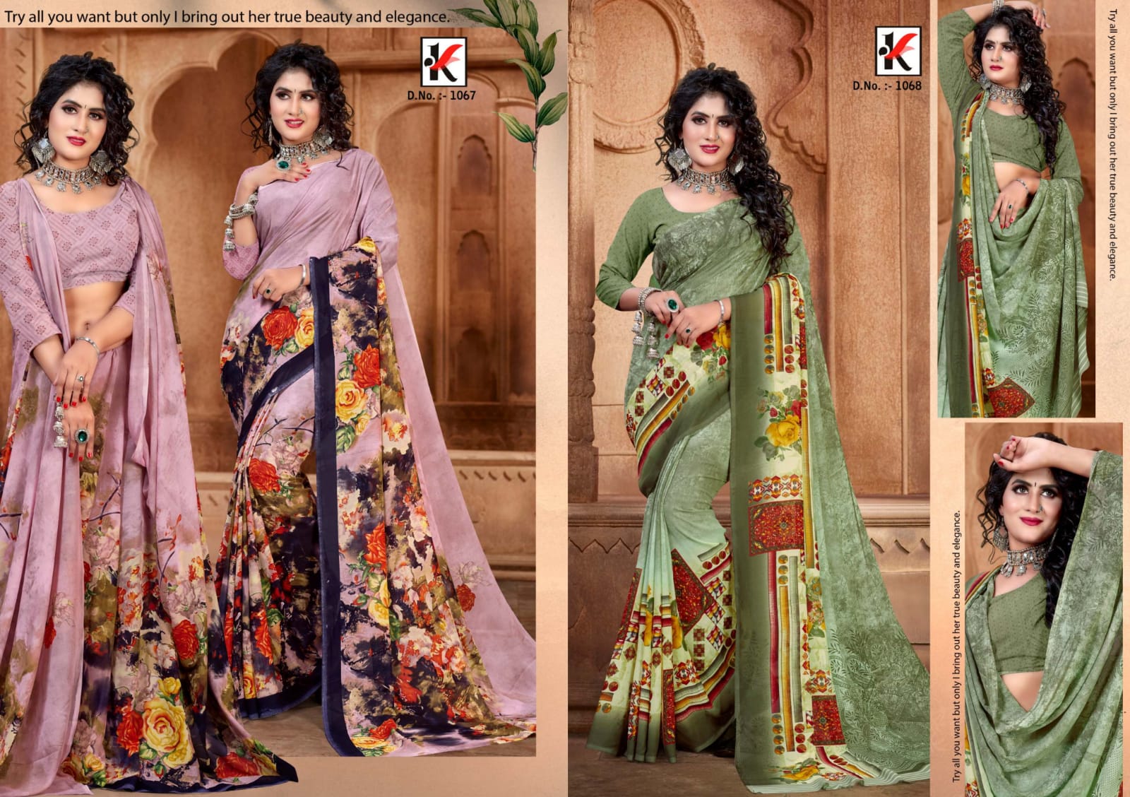 Kodas Garam Chai 101 Rennial Printed Sarees  Catalog