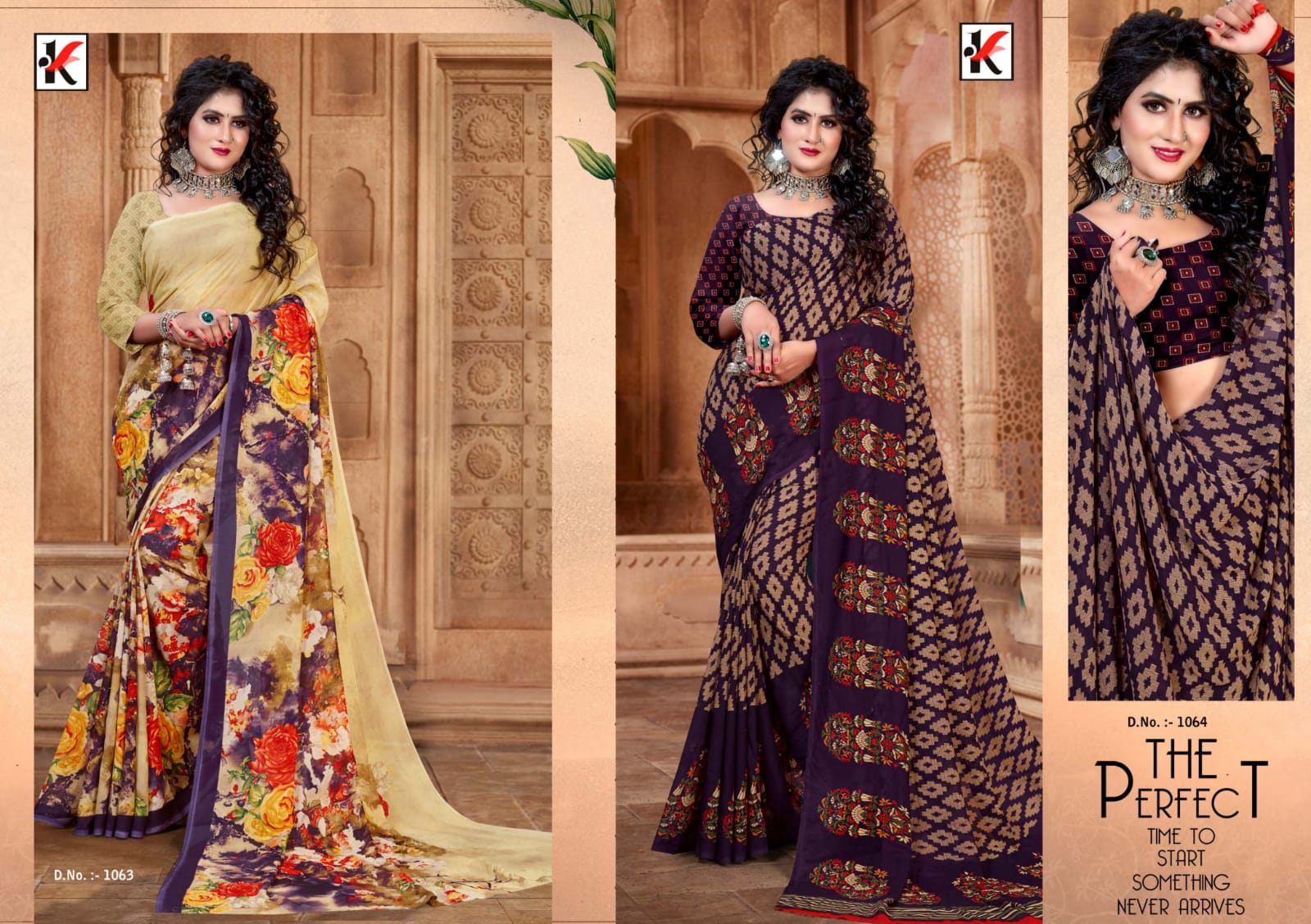 Kodas Garam Chai 101 Rennial Printed Sarees  Catalog