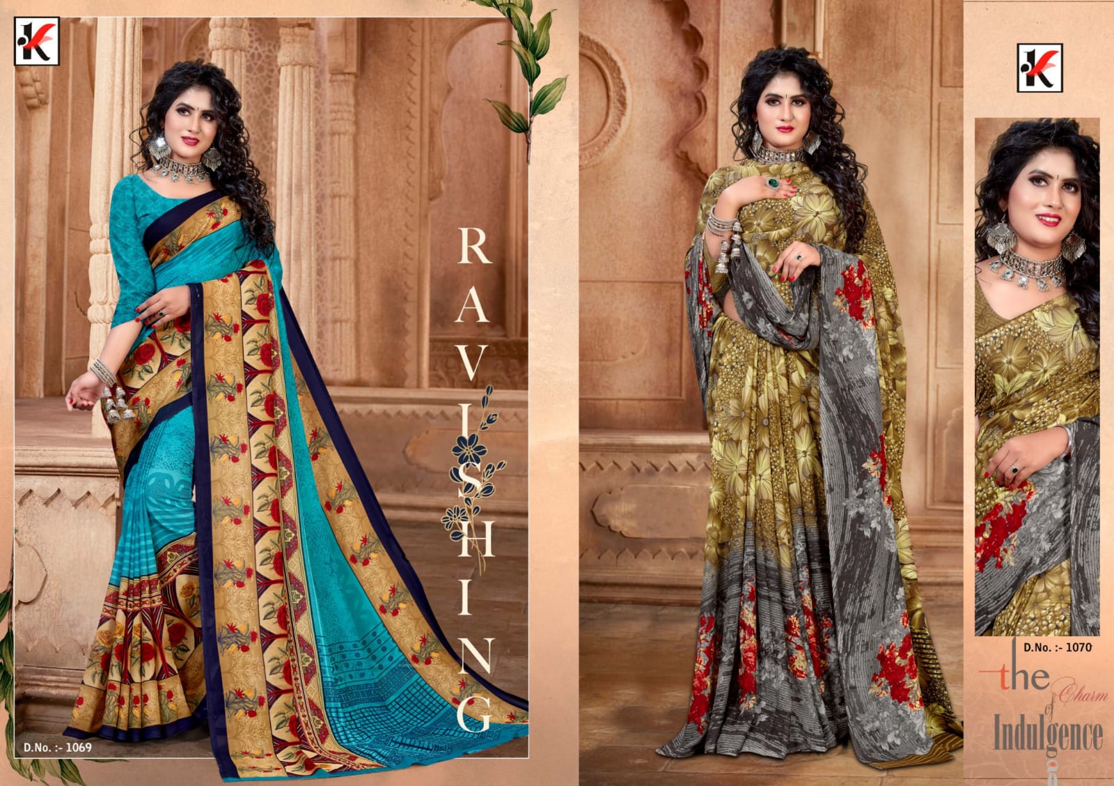 Kodas Garam Chai 101 Rennial Printed Sarees  Catalog