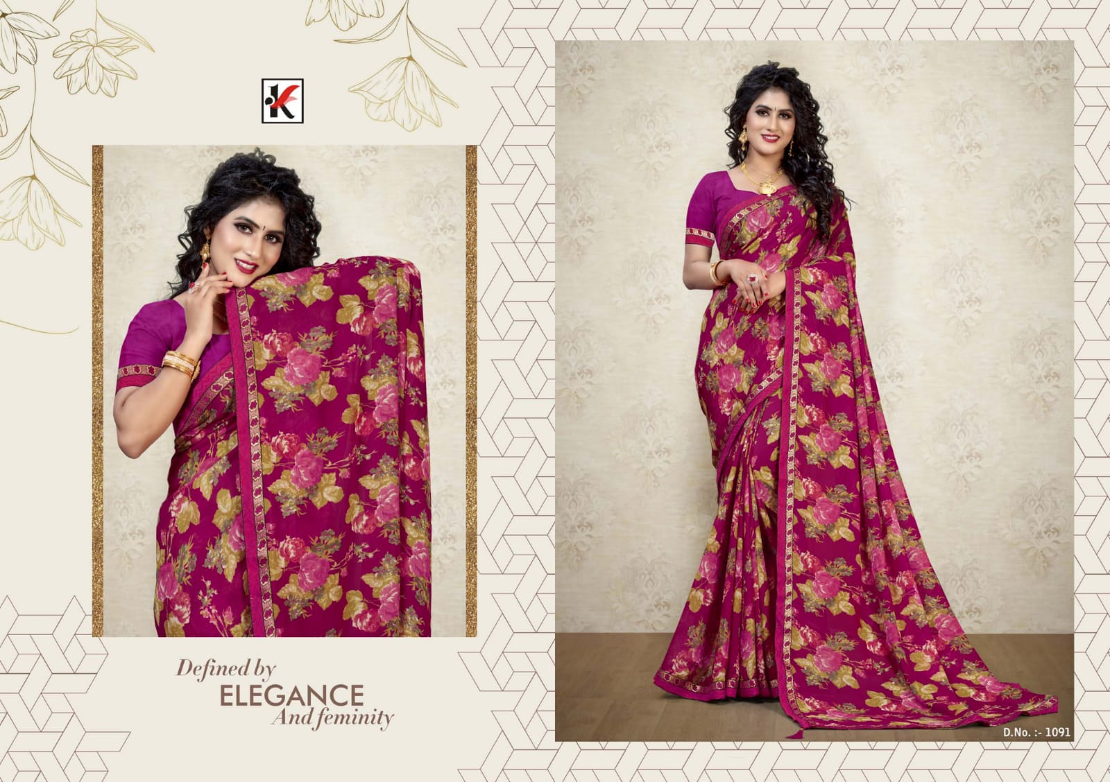 Kodas Nalika Vol  51 Rennial Printed Wear Saree Catalog