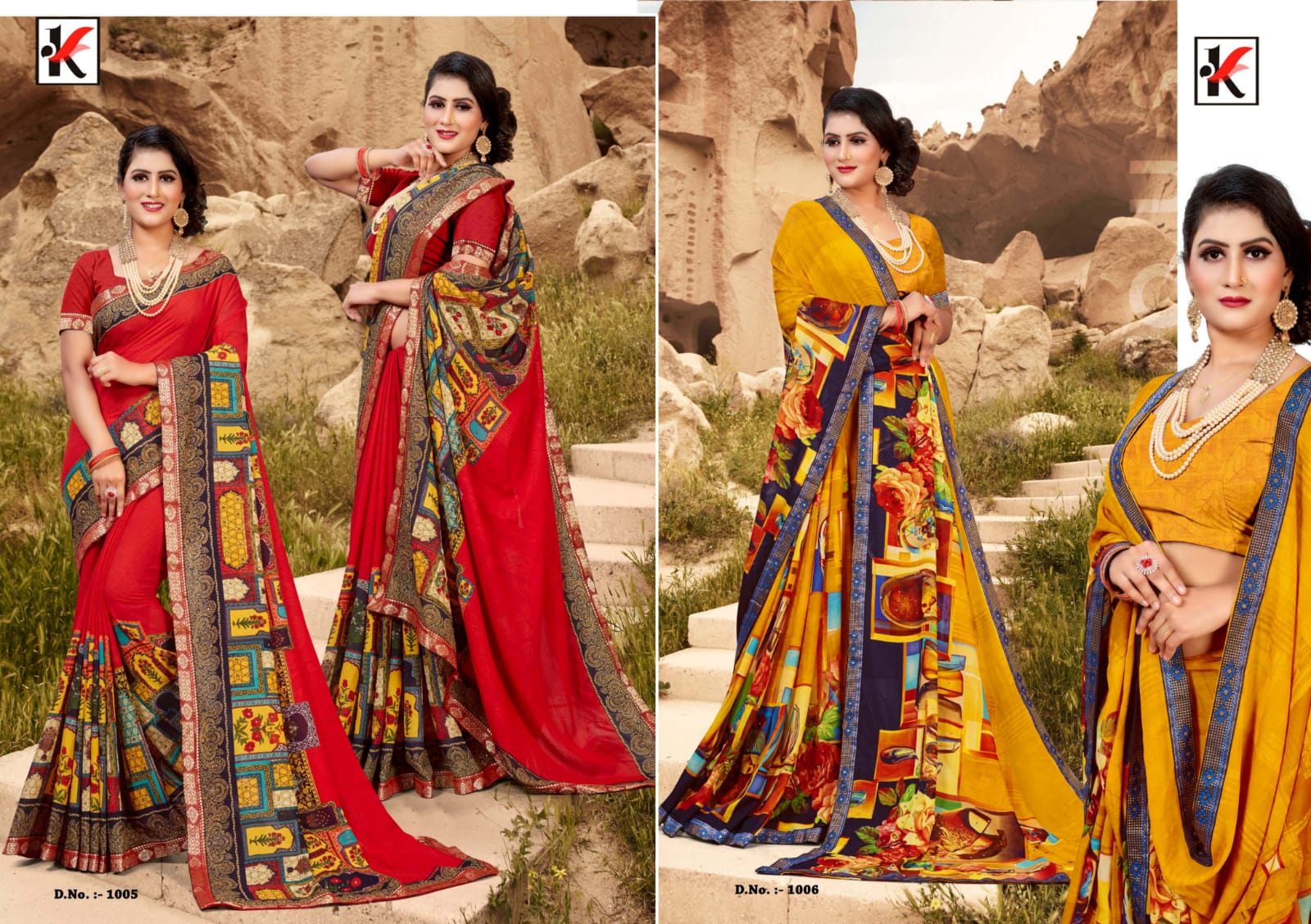Kodas Sunaina Renial Digital Printed Saree Catalog