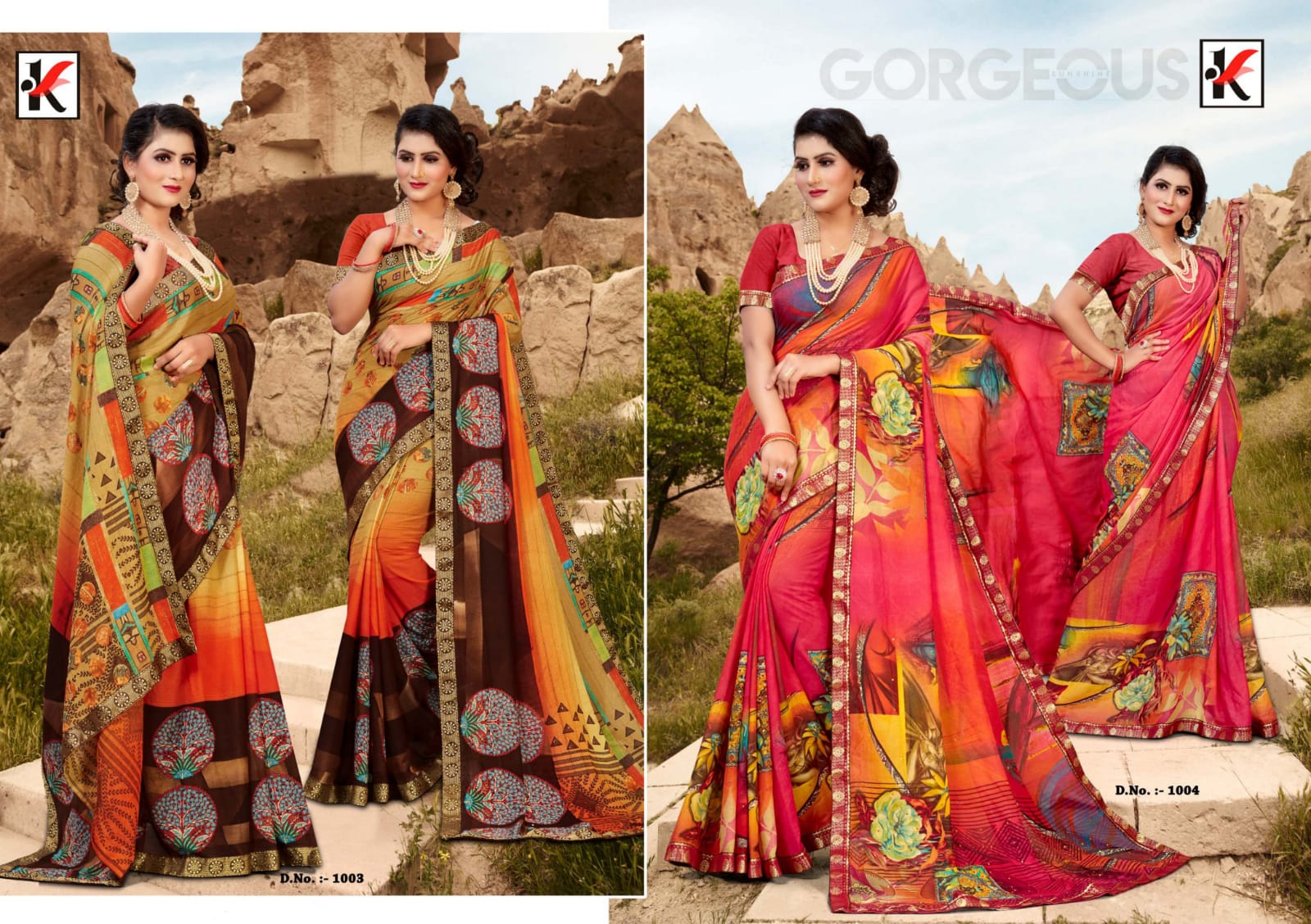 Kodas Sunaina Renial Digital Printed Saree Catalog
