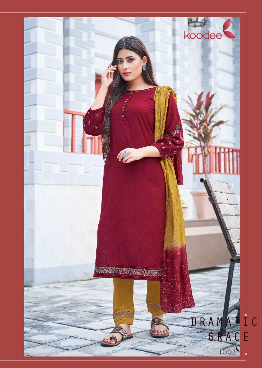 Koodee Saheli Vol  9 Designer Viscose Embroidery Ready Made Salwar Suits Catalog