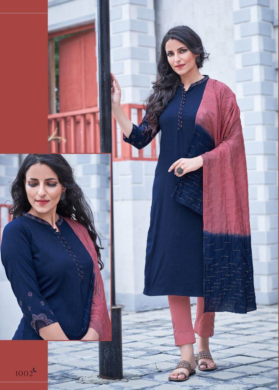 Koodee Saheli Vol  9 Designer Viscose Embroidery Ready Made Salwar Suits Catalog