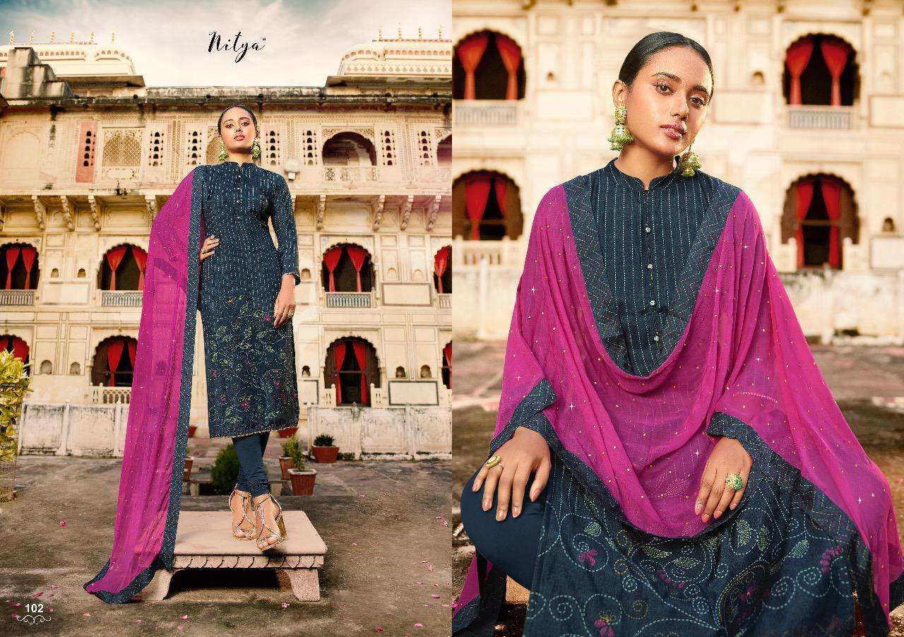 Lt Nitya  Jarokha  Dress Materials - Buy Dress Materials For Ladies Online In India