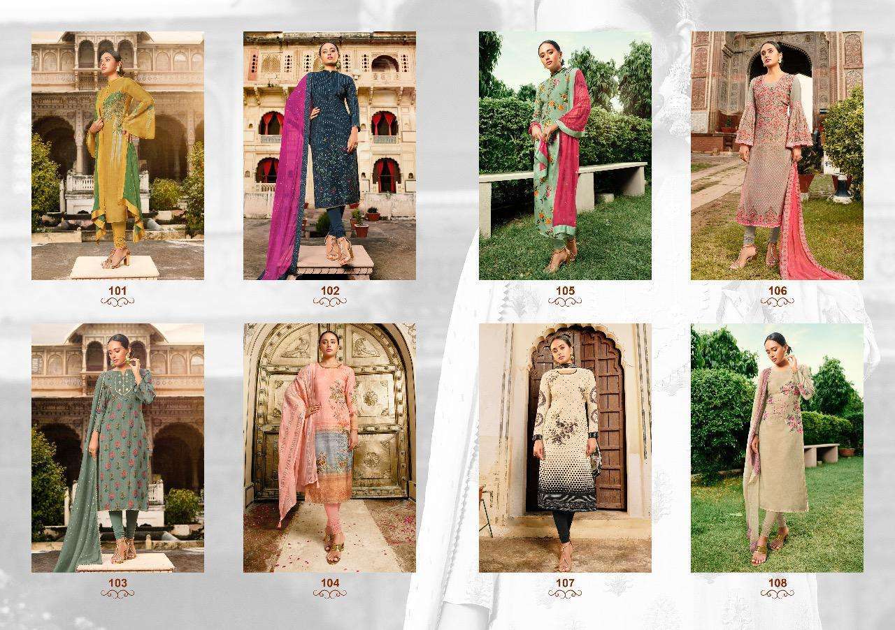Lt Nitya  Jarokha  Dress Materials - Buy Dress Materials For Ladies Online In India