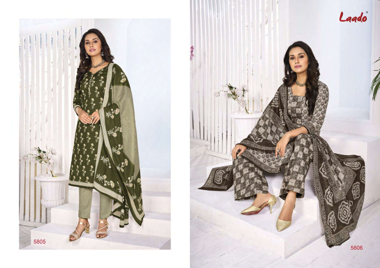 Laado Print Vol 58 Cotton Dress Material Catalog