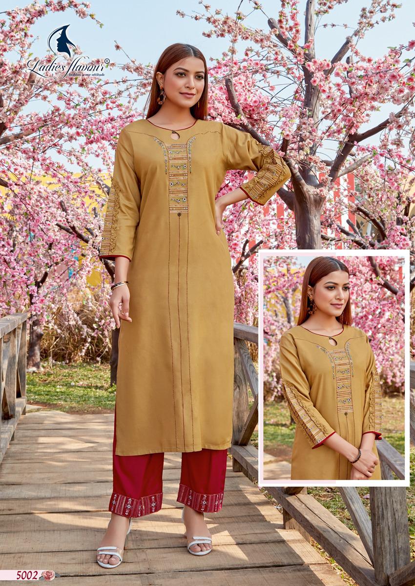 Ladies Flavour Ginni Vol  3 Kurti With Bottom Catalog
