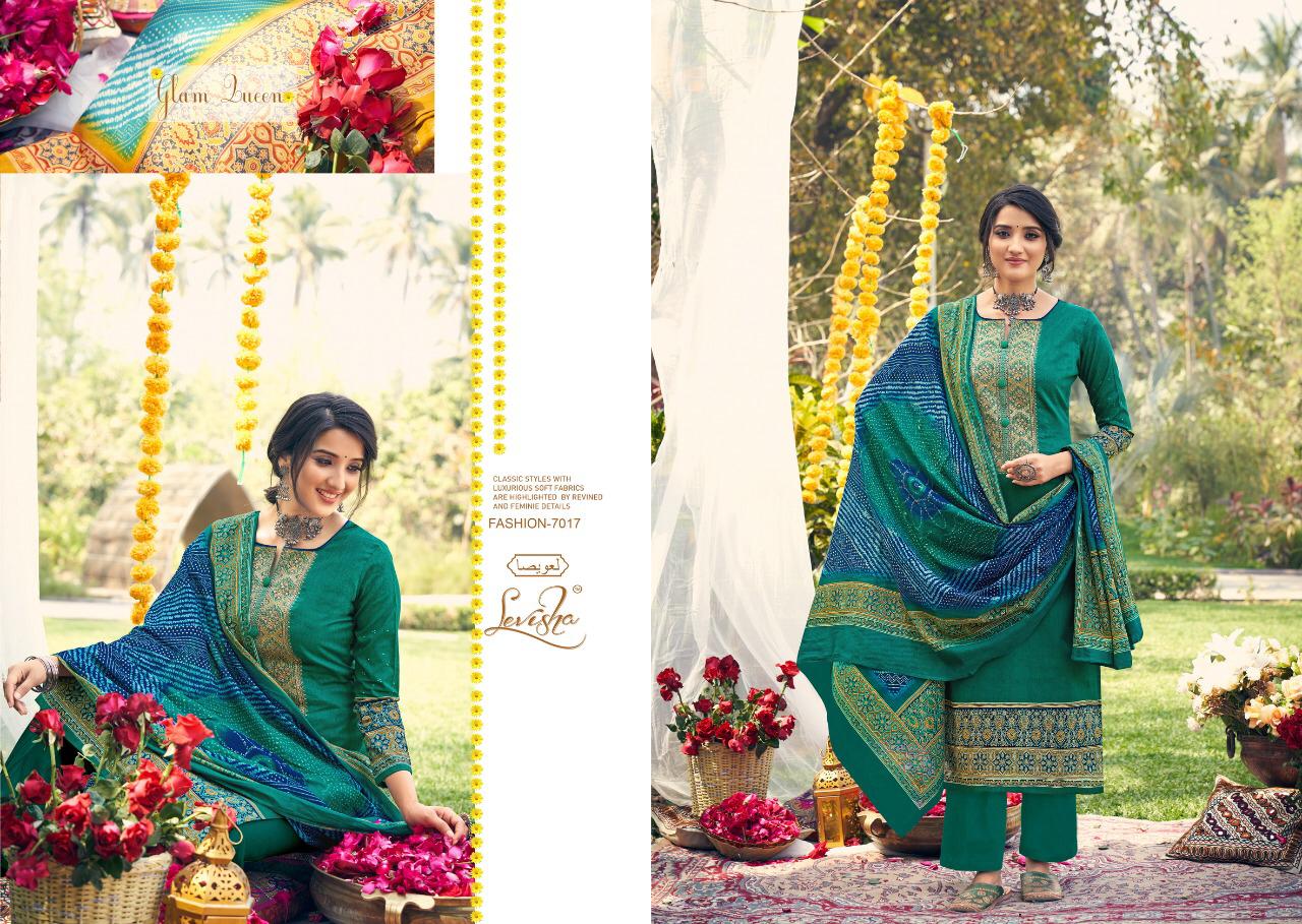 Levisha Parnika Exclusive Bandhej Designer Dress Material Catalog